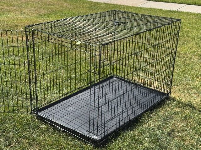 Large Wire Dog Crate 48" L