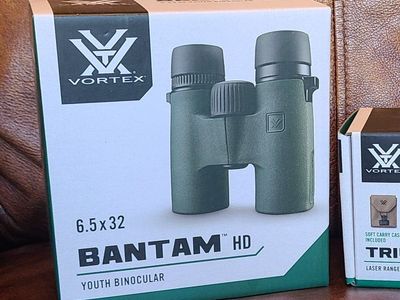 NEW- VORTEX Bantam HD 6.5x32 Binoculars - XR Lens Coatings, FULL WARRANTY