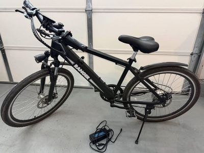 Ranger Electric Bike E-Bike Black, Needs New Battery