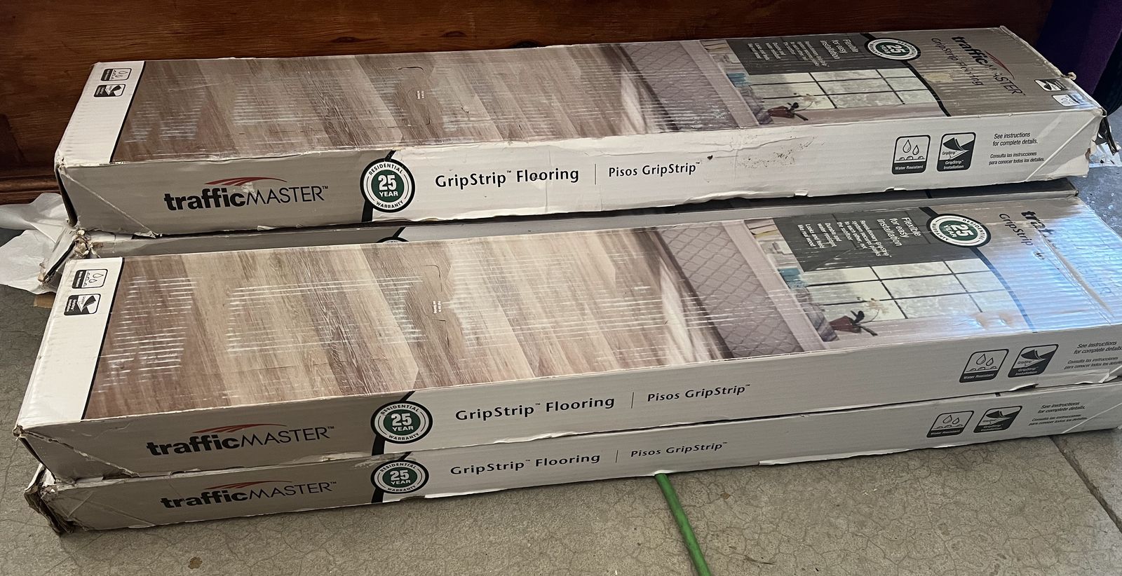 TrafficMaster Alberta Spruce Vinyl Plank Flooring - 5 Boxes / 120 Sq Ft