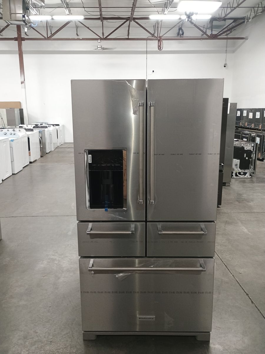 NEW KITCHENAID STAINLESS 5 DOOR FRENCH DOOR