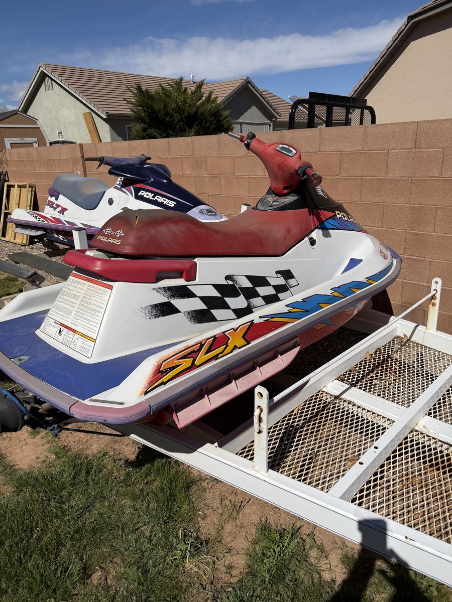 (2) 1996 Polaris Waverunners / 780 SLX & 1050 SLTX / NO TRAILER / $300