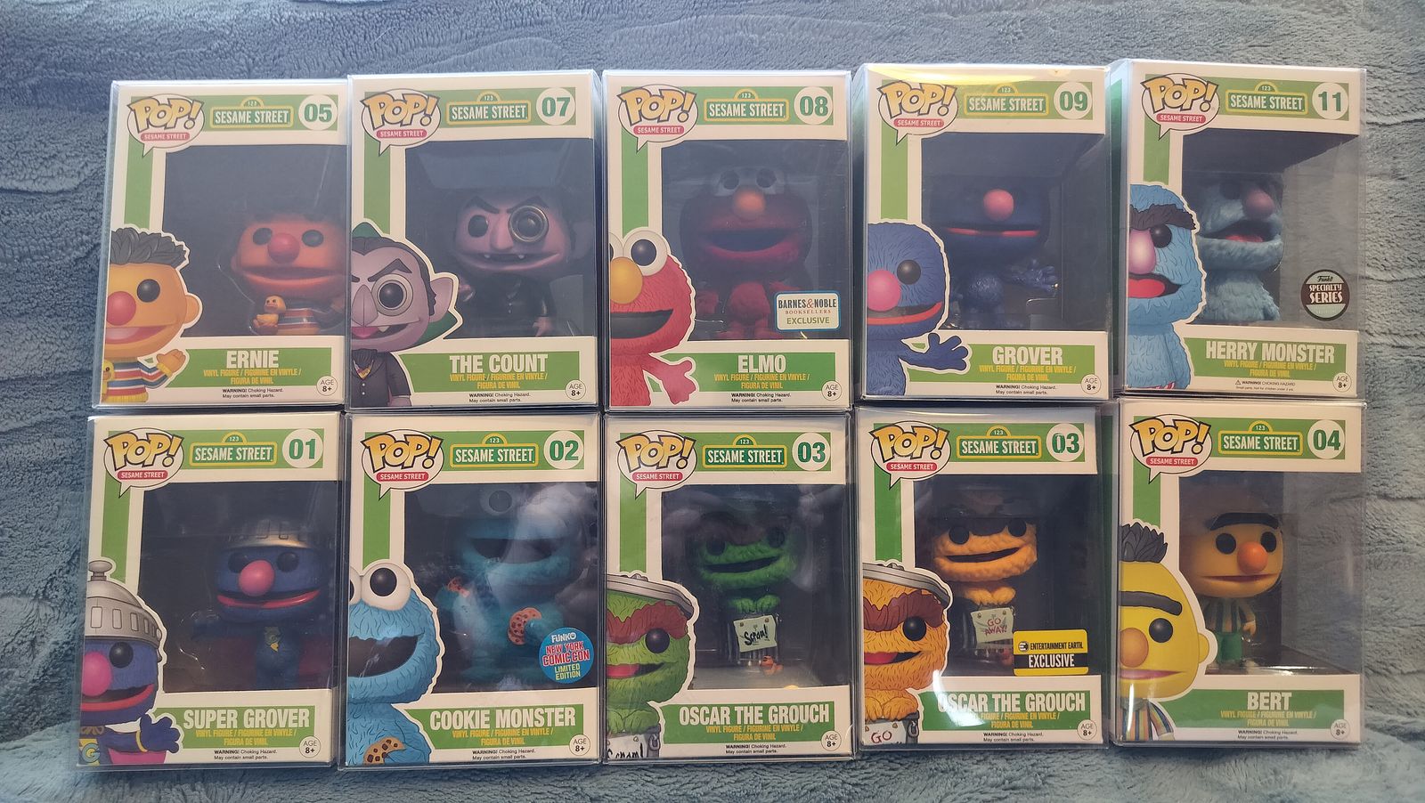 2015-2017 Funko Pops "Sesame Street" *FULL SET PLUS* 13 total Pops!