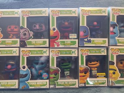2015-2017 Funko Pops "Sesame Street" *FULL SET PLUS* 13 total Pops!