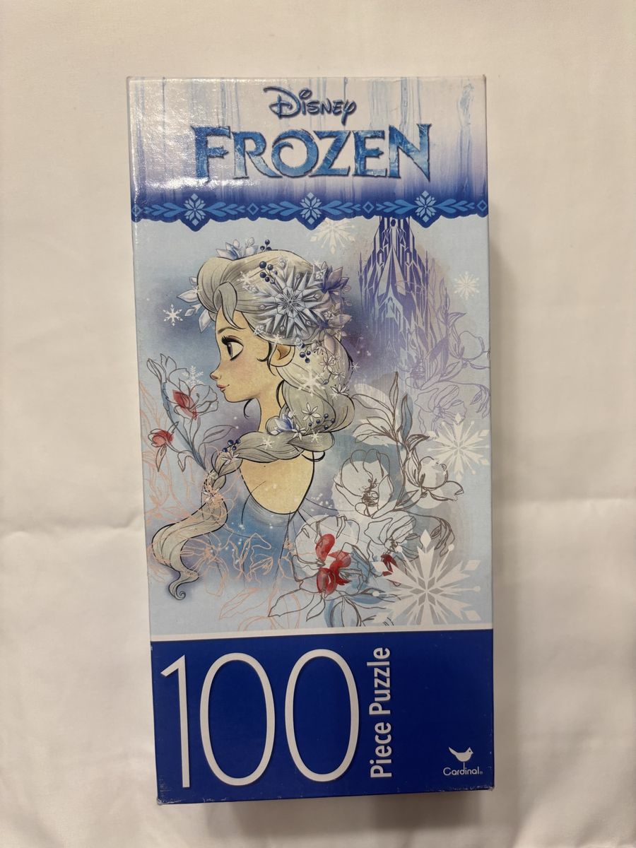 Disney Frozen Elsa 100-Piece Jigsaw Puzzle by Cardinal Games, Complete with Box