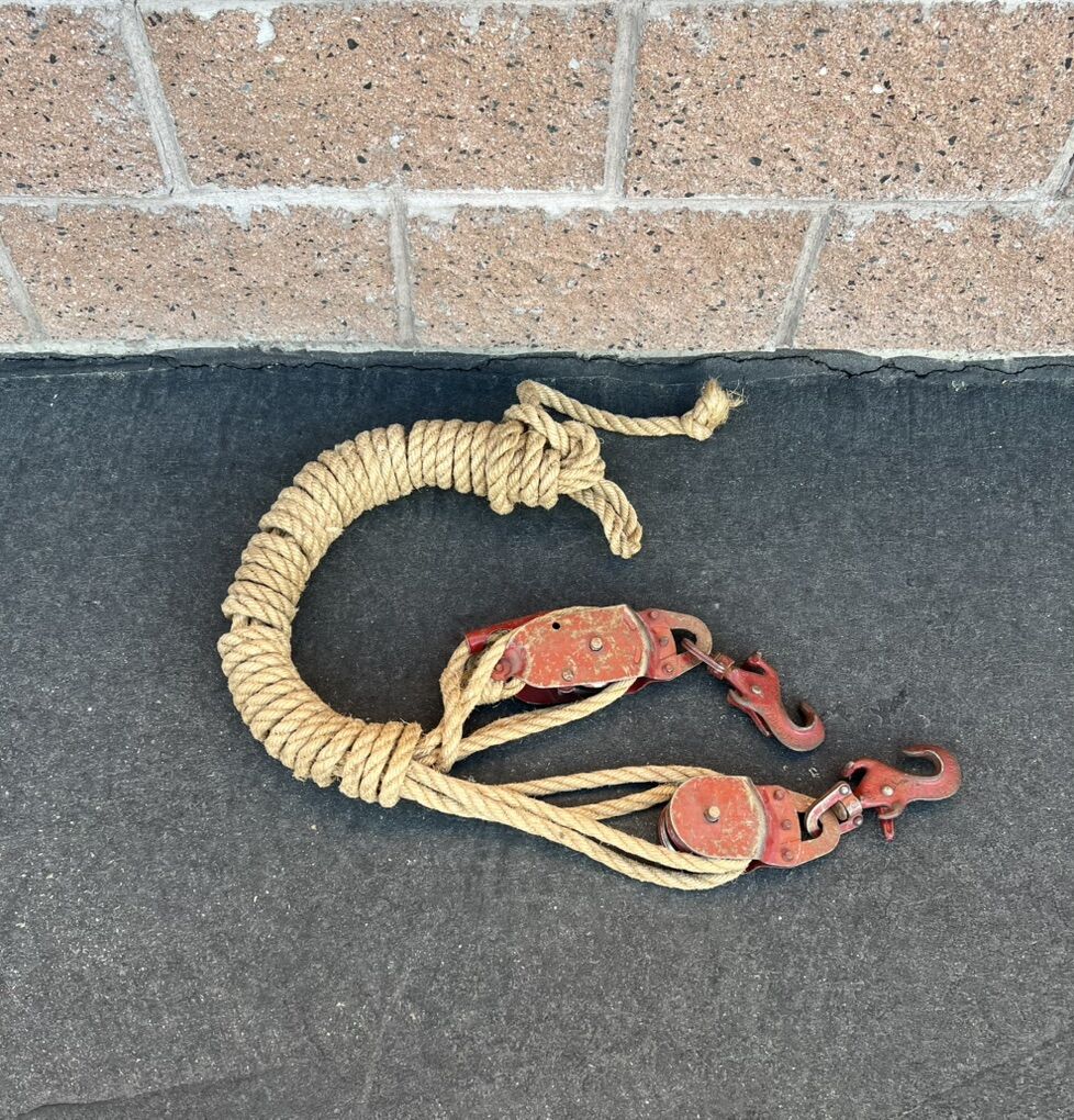 Vintage Durbin Durvo Pulley Rope Fence Stretcher