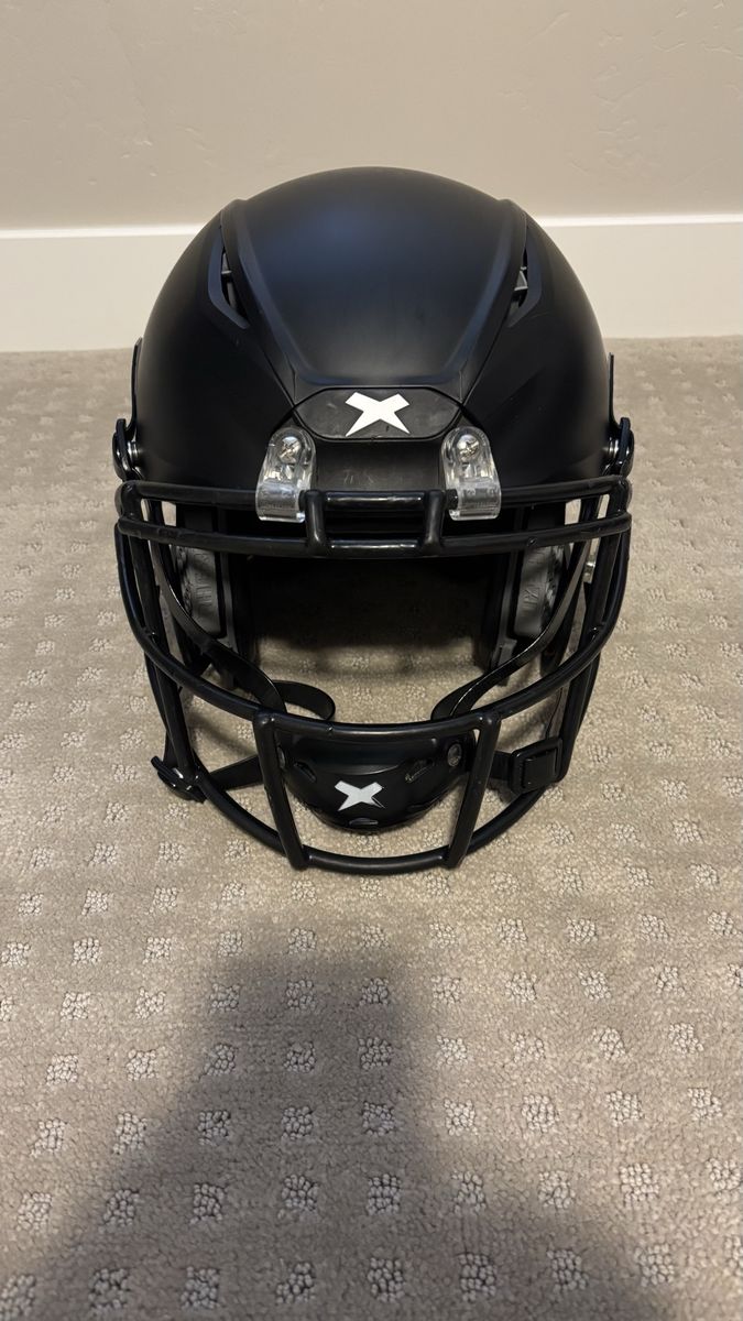 Xenith Shadow XR titanium face mask youth medium