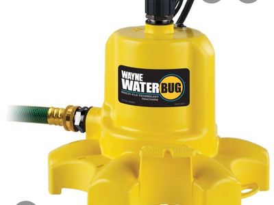 New in Box. Wayne WaterBUG Submersible Water Removal Pump with Multi-Flo Technology