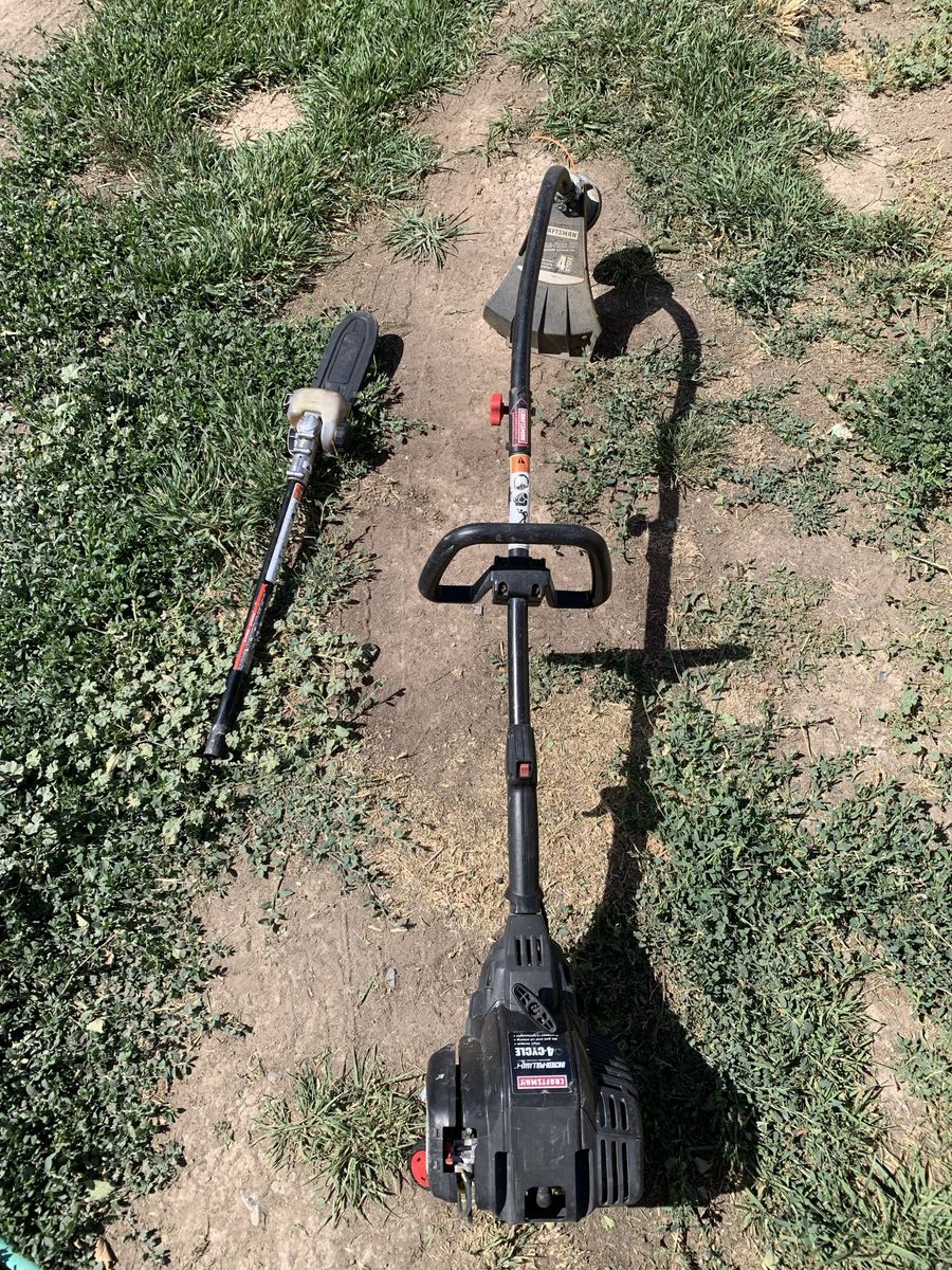 Craftsman Incredipull 4-Cycle Gas String Trimmer & Pole Saw Attachment Combo