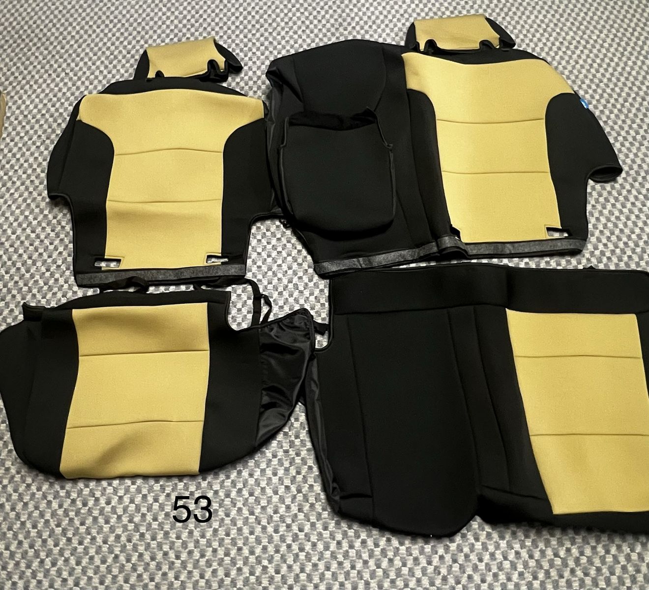 2015–2019 GMC Sierra Denali (1500, 2500 HD, 3500 HD) Crew Cab Coverking Neoprene Seat Covers #53