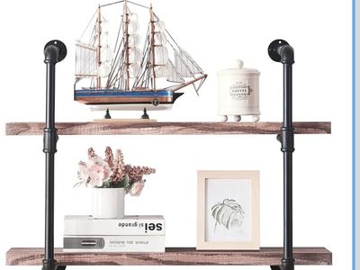 Industrial Pipe Double Shelf