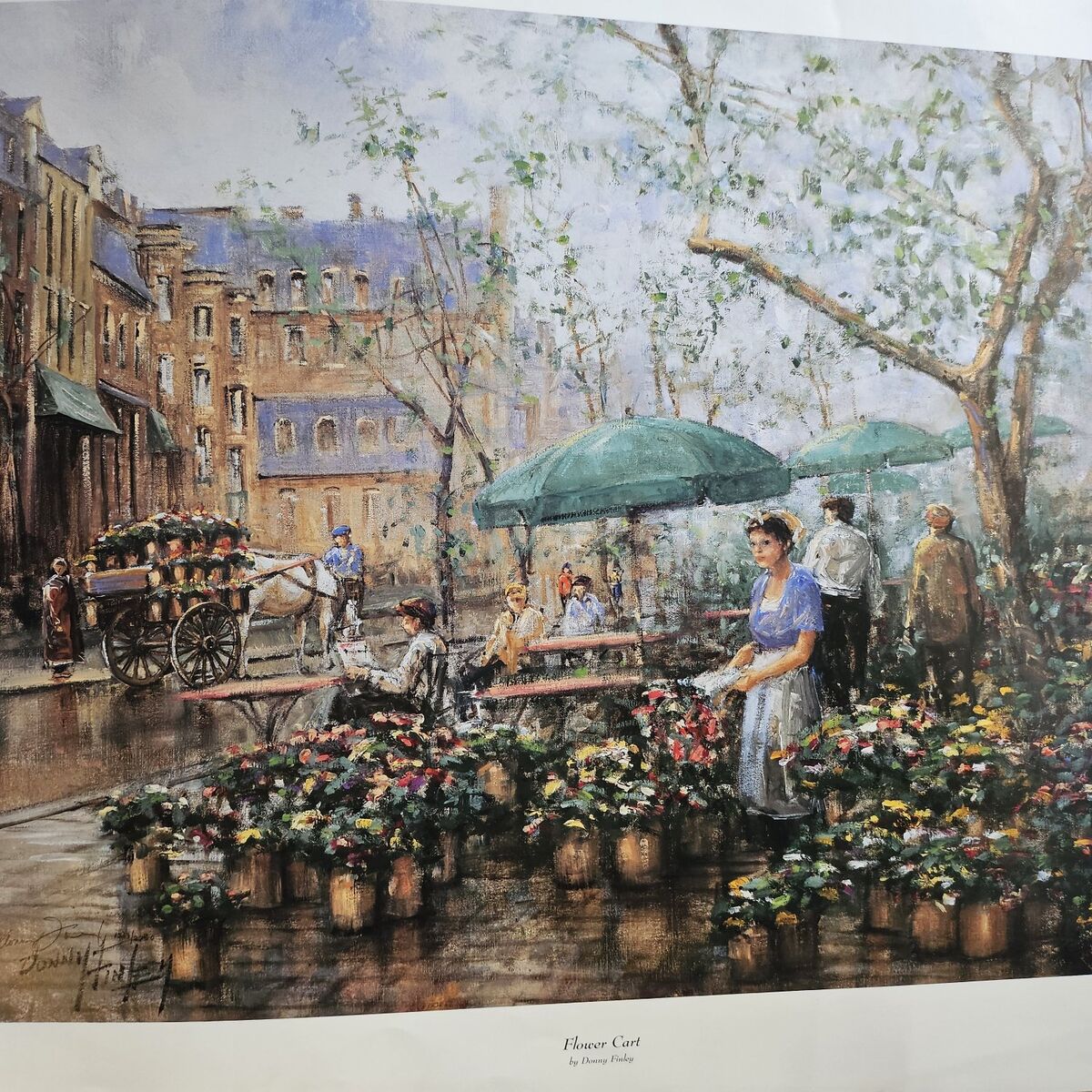 Flower Cart by Donny Finley