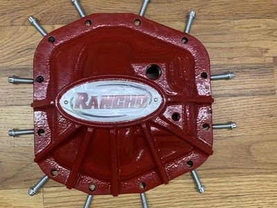 Rancho Differential Cover JL Jeep Wrangler Rubicion and JT Jeep Gladiator Dana 44 Front Differential Cover JT/JL RS62119