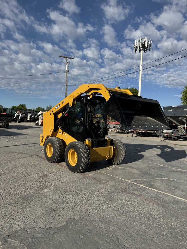 CAT 246 Wheel Skid Steer Rental – Wheeled Skid Steer – Fast & Versatile - Starts at $225