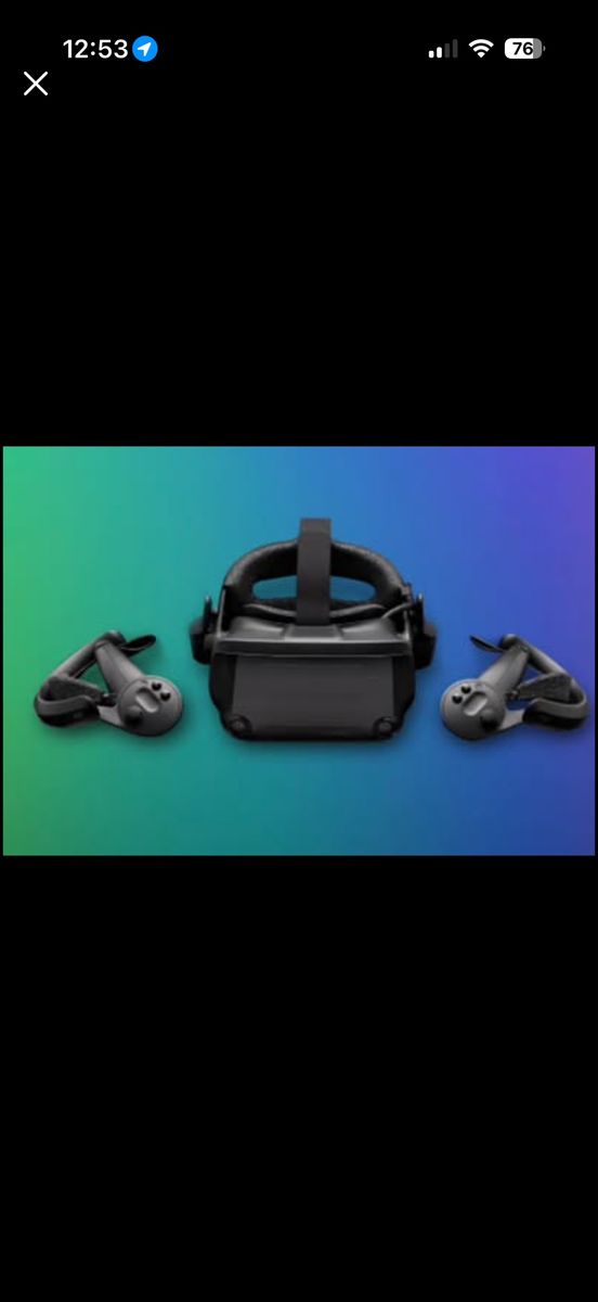 Valve Index VR Full Kit with Headset, Controllers, and Cables in Box