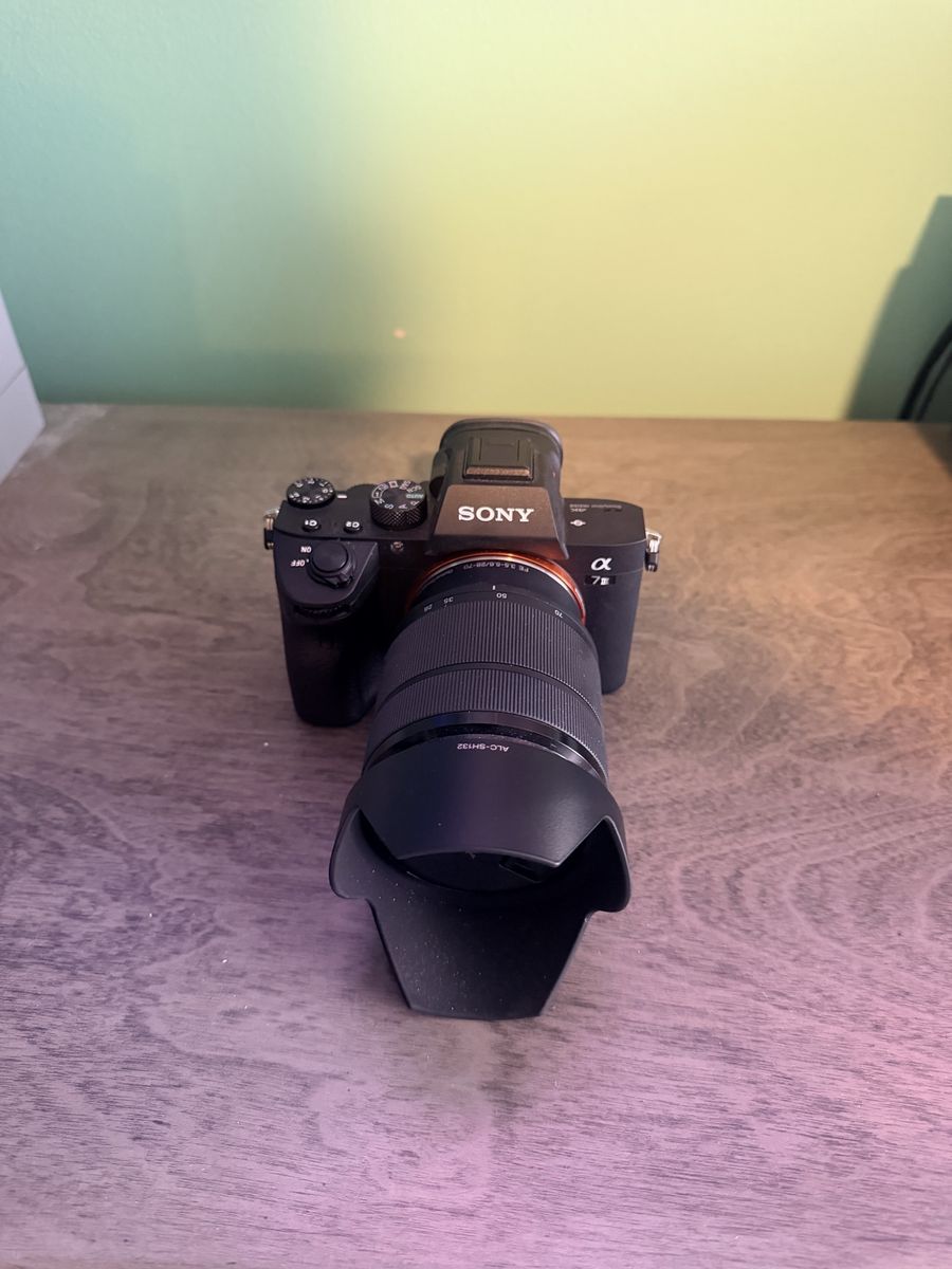 Sony a7iii Camera w/ 28-70mm lens & accessories