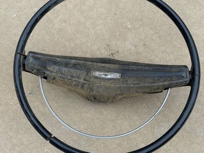 Vintage 1969 Ford Mustang Steering Wheel with Horn Ring