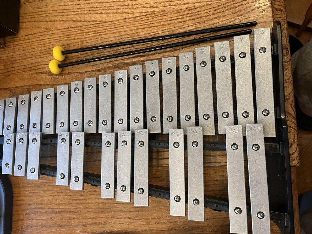 Xylophone and practice pad