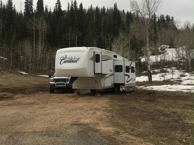Cardinal forest river WB29 5th wheel goose neck