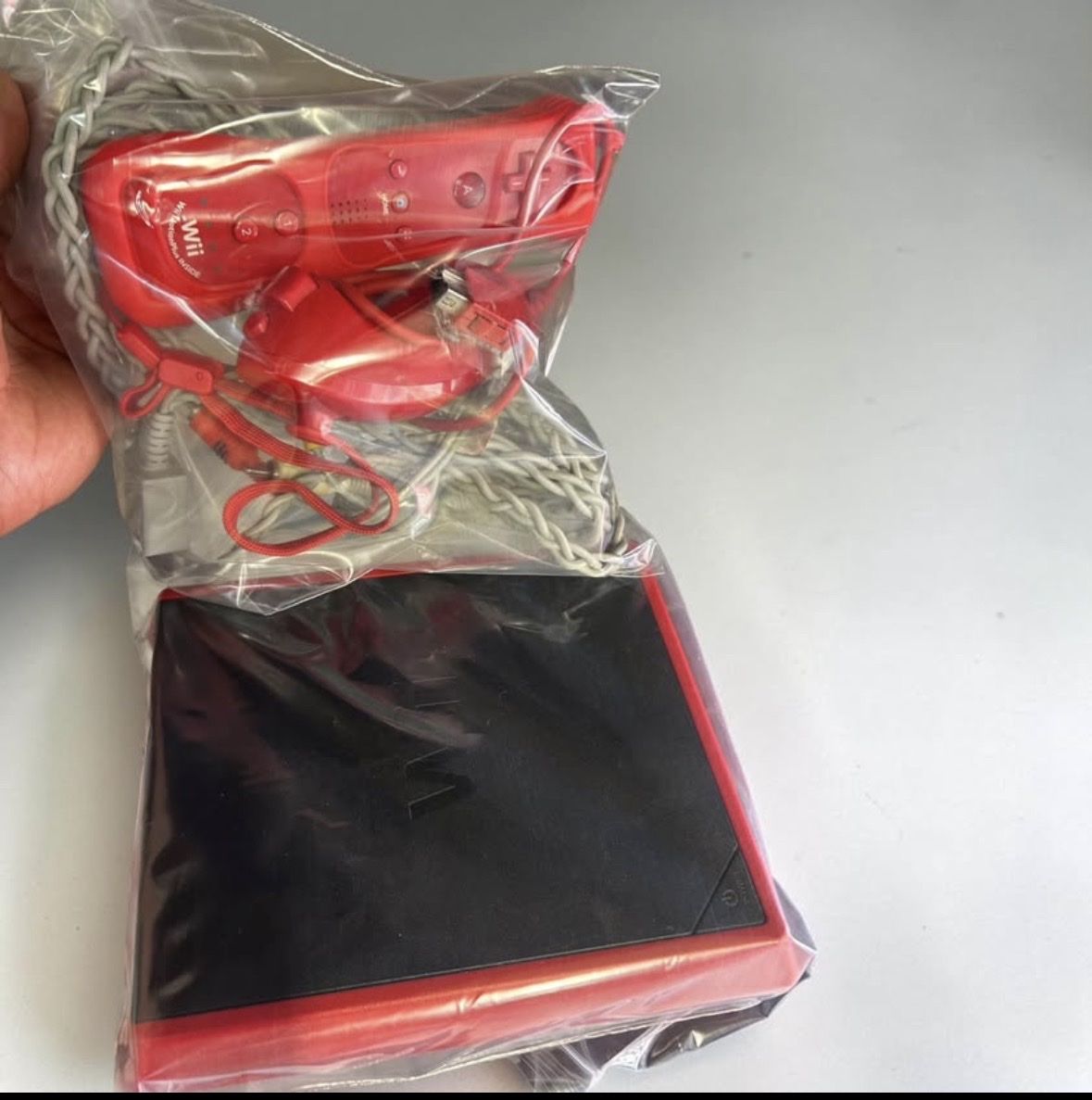 Nintendo Wii Limited Edition Red Console with Controller and Cables