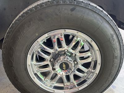 8x6.5” Wheels with 235/80r17 Tires