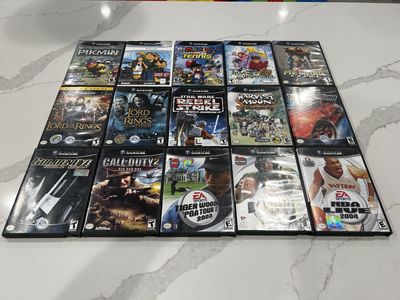 15 Nintendo GameCube Games – Pikmin 1 & 2, Mario Power Tennis, Metroid Prime, Tales of Symphonia