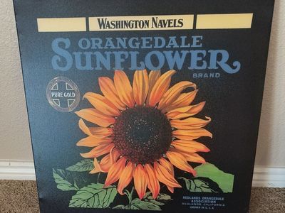 Canvas Crate Label