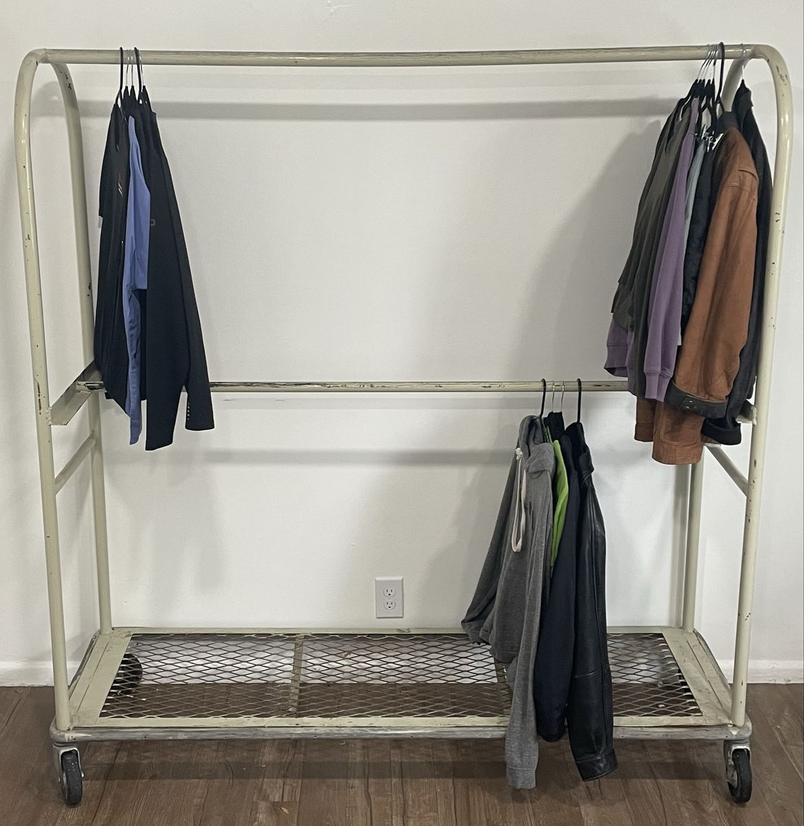 Rolling Closet Rack