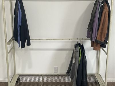 Rolling Closet Rack