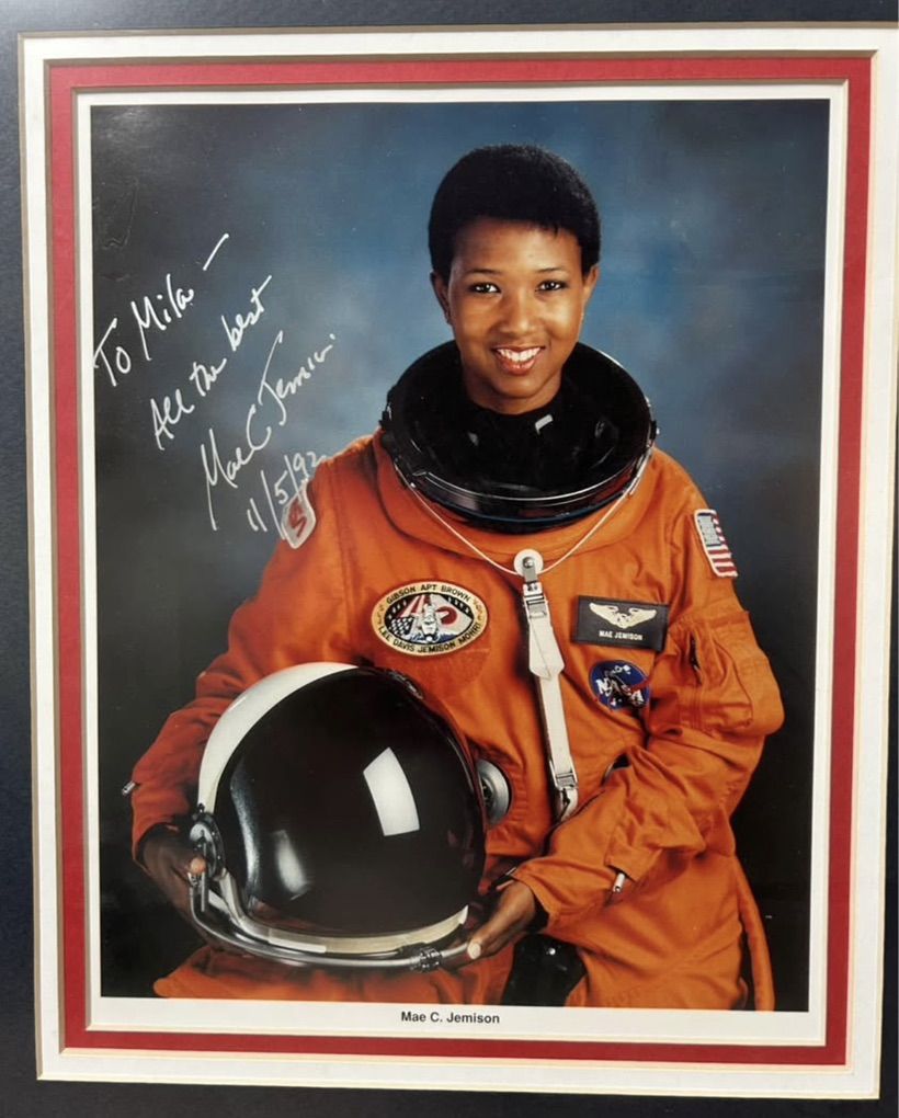 Signed Mae Jemison Framed Photo (NASA Astronaut)