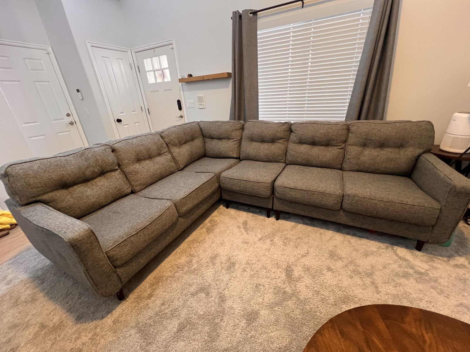 Gray Sectional Couch - Great Condition!