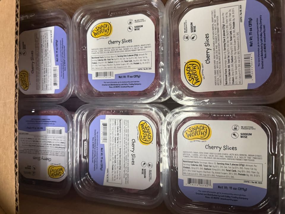 Warehouse Closeout Deal Premium Candy Cases Regular Website Price~$120 Per Case~Our Liquidation Price $20 Cherry Slices