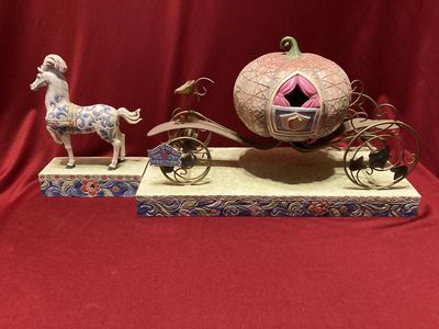 Walt Disney Cinderella An Enchanted Coach Awaits You Like New With Box Showcase Collection By Jim Shore