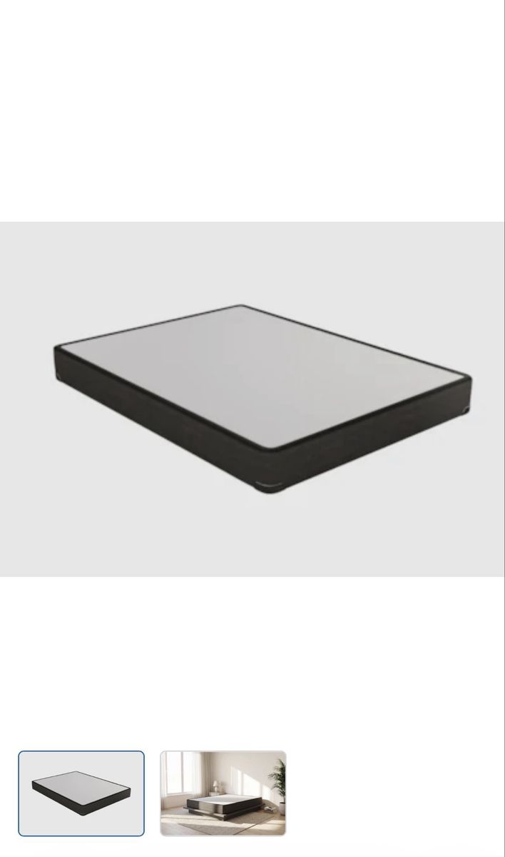 Revive Charcoal 8" Full Box Spring