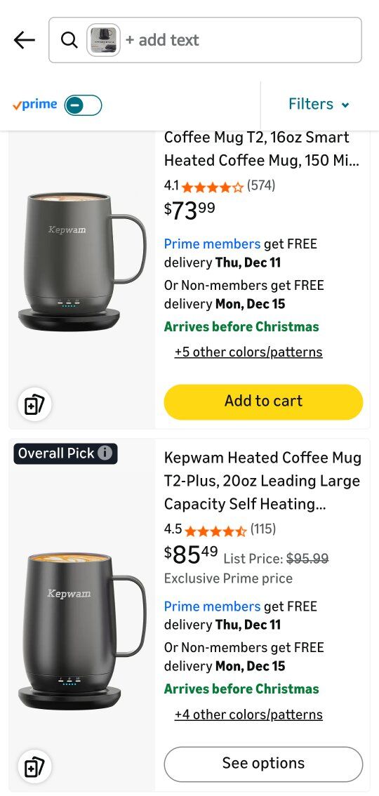 Smart Heated Coffee Mug
