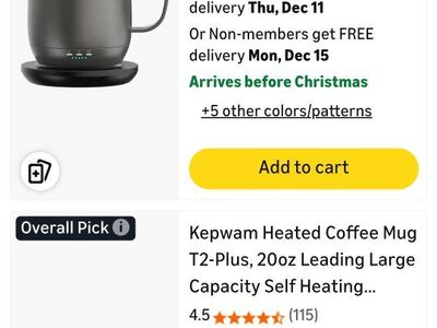 Smart Heated Coffee Mug