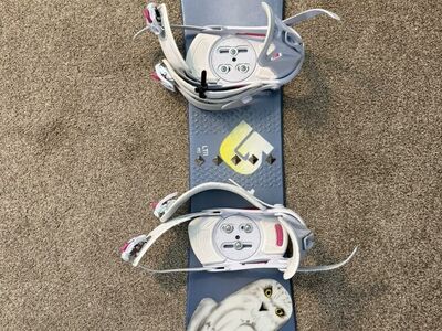 115Cm Kids LTR Burton Custom Painted W/Bindings