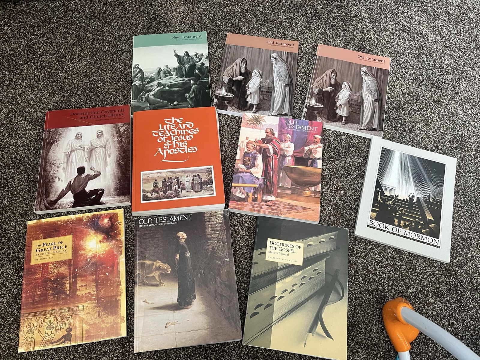 LDS Seminary & Institute Student & Teachers Manuals - 10 Books: Old & New Testament, Book of Mormon Jesus & Apostles