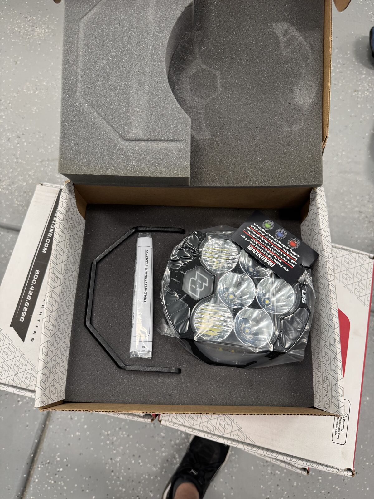 NEW Baja Designs LP6 Pro LED Light Pod with Backlighting GREEN & RED