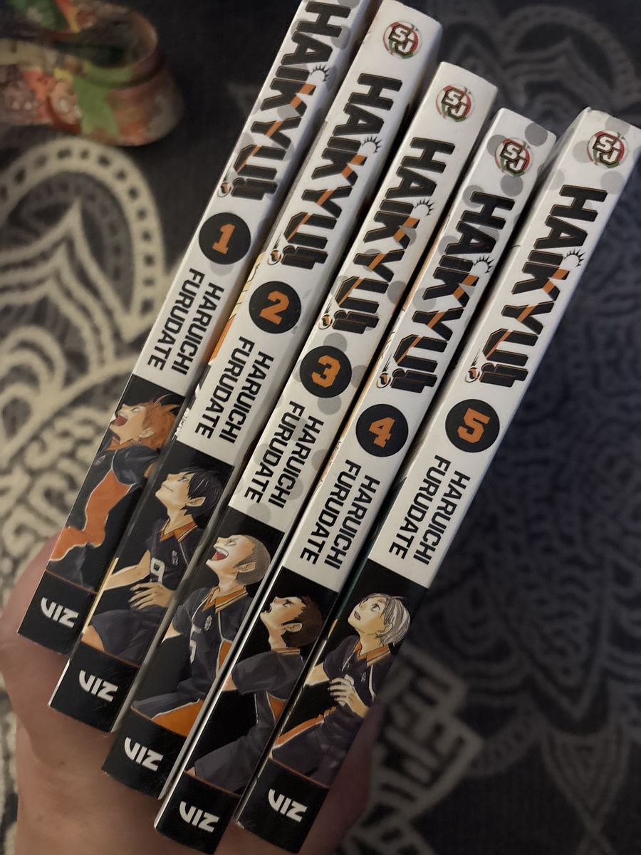 Haikyu!! Manga Vol. 1-5 by Haruichi Furudate - Japanese Shonen Jump Series Set