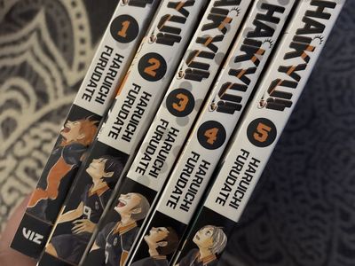 Haikyu!! Manga Vol. 1-5 by Haruichi Furudate - Japanese Shonen Jump Series Set