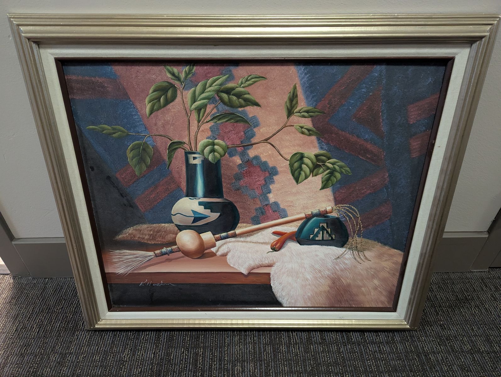 K. Hoskin Native Still Life Painting