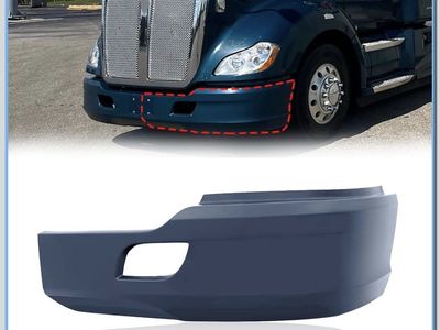 New Front Bumper for Kenworth T680 T880 (2013-2021) Semi-Truck - Unpainted Plastic
