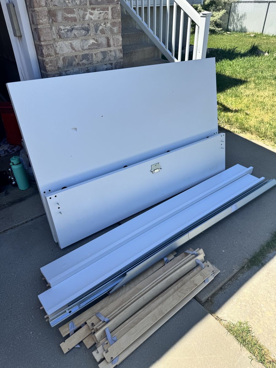 IKEA Queen White MALM bed frame