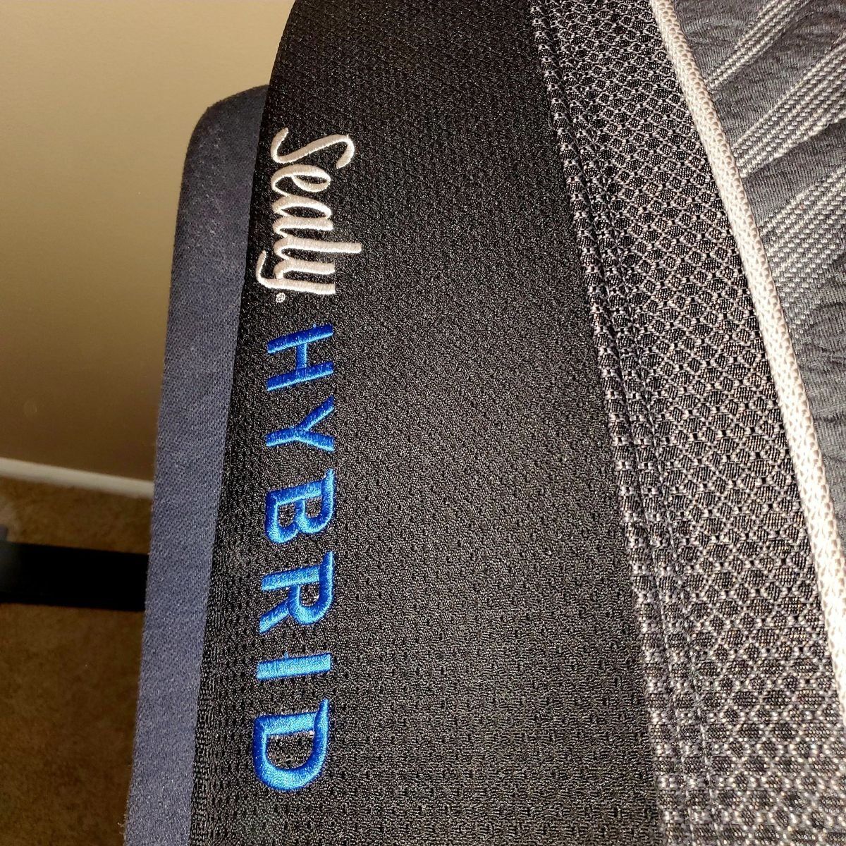 Sealy Posturepedic Hybrid CA King + Bed Tech Adjustable Base - CLEAN