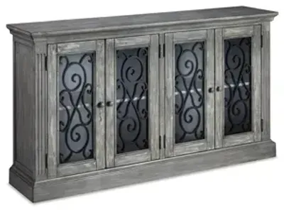 New Ashley Accent Cabinet – Farmhouse Storage Cabinet – Factory Boxed – T505-962