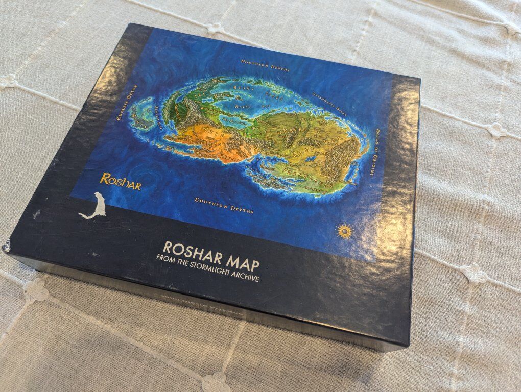 Roshar Map Puzzle, 1000 Pieces