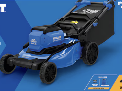NEW Kobalt Gen4 40-volt 20-in Push Lawn Mower W/ Battery