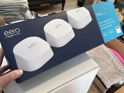 Amazon eero 6 Dual-Band Mesh Wi-Fi 6 System 3-Pack White