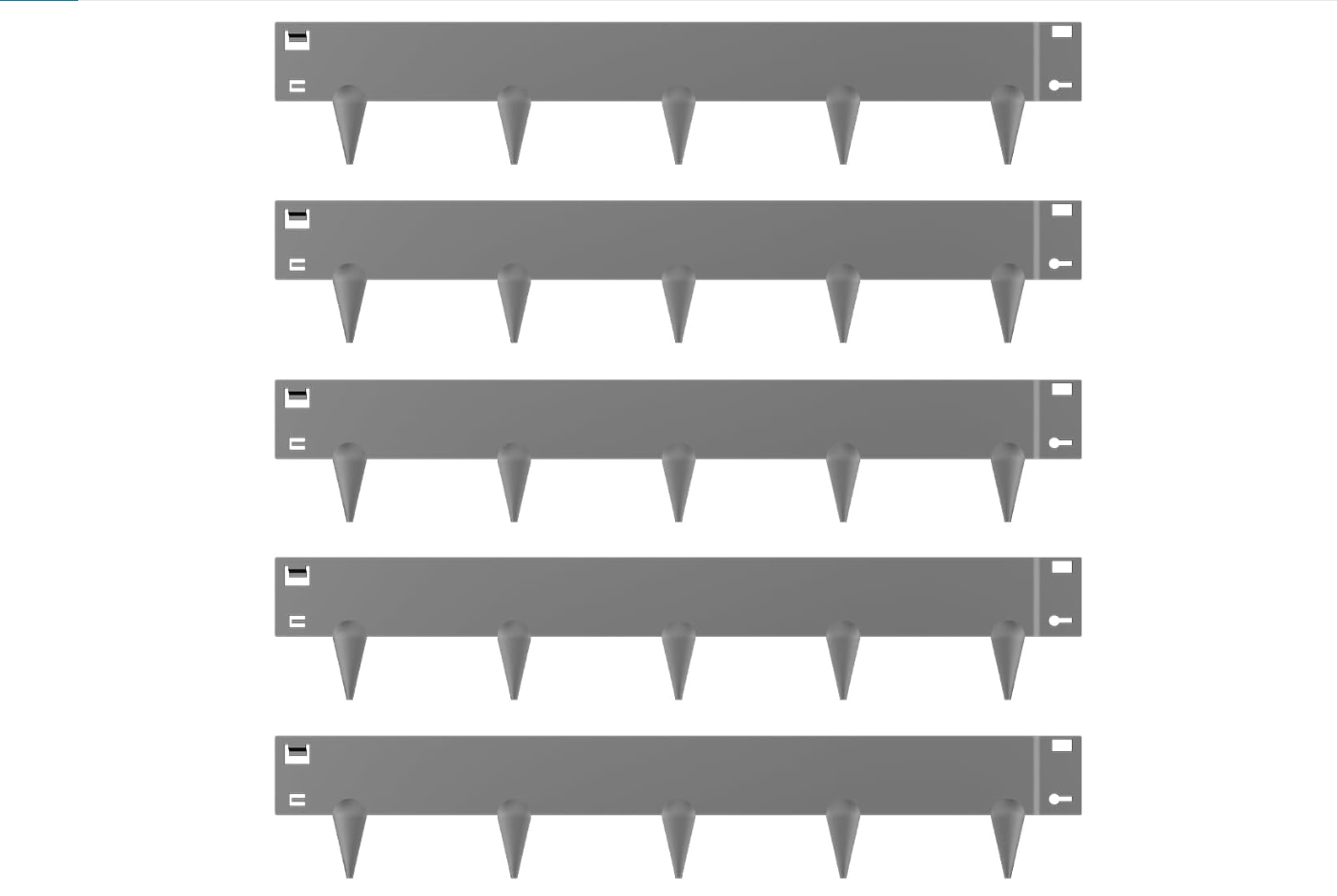 New in Box Steel Landscape Edging, 5 Pieces 39 x 4 in Rust-Resistant Metal Landscape Edging, Bendable Edging Border,